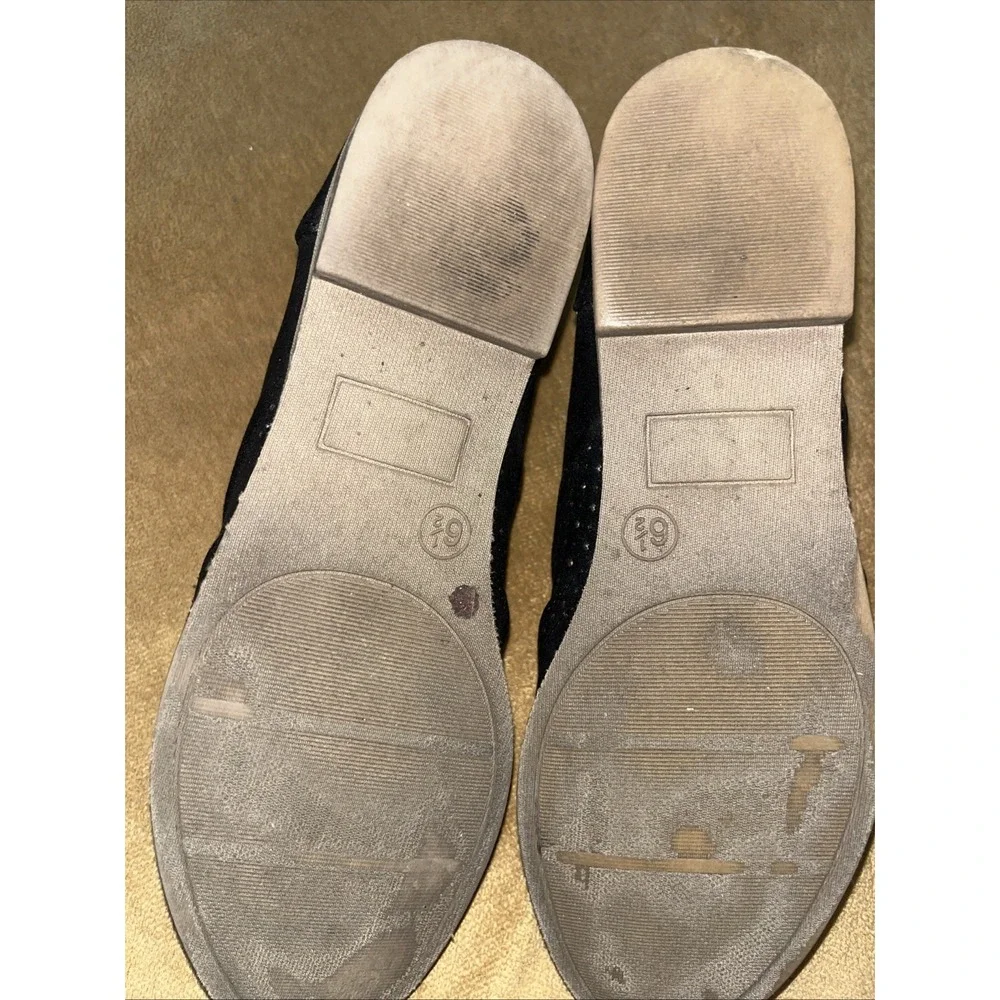 Women MOSSIMO SUPPLY CO BLACK Size US 6.5 Women's Classic Flats Dress Shoe Clean
